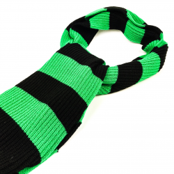Sciarpa  nero verde elegante